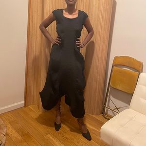 Issey Miyake pleats please sculptural dress
